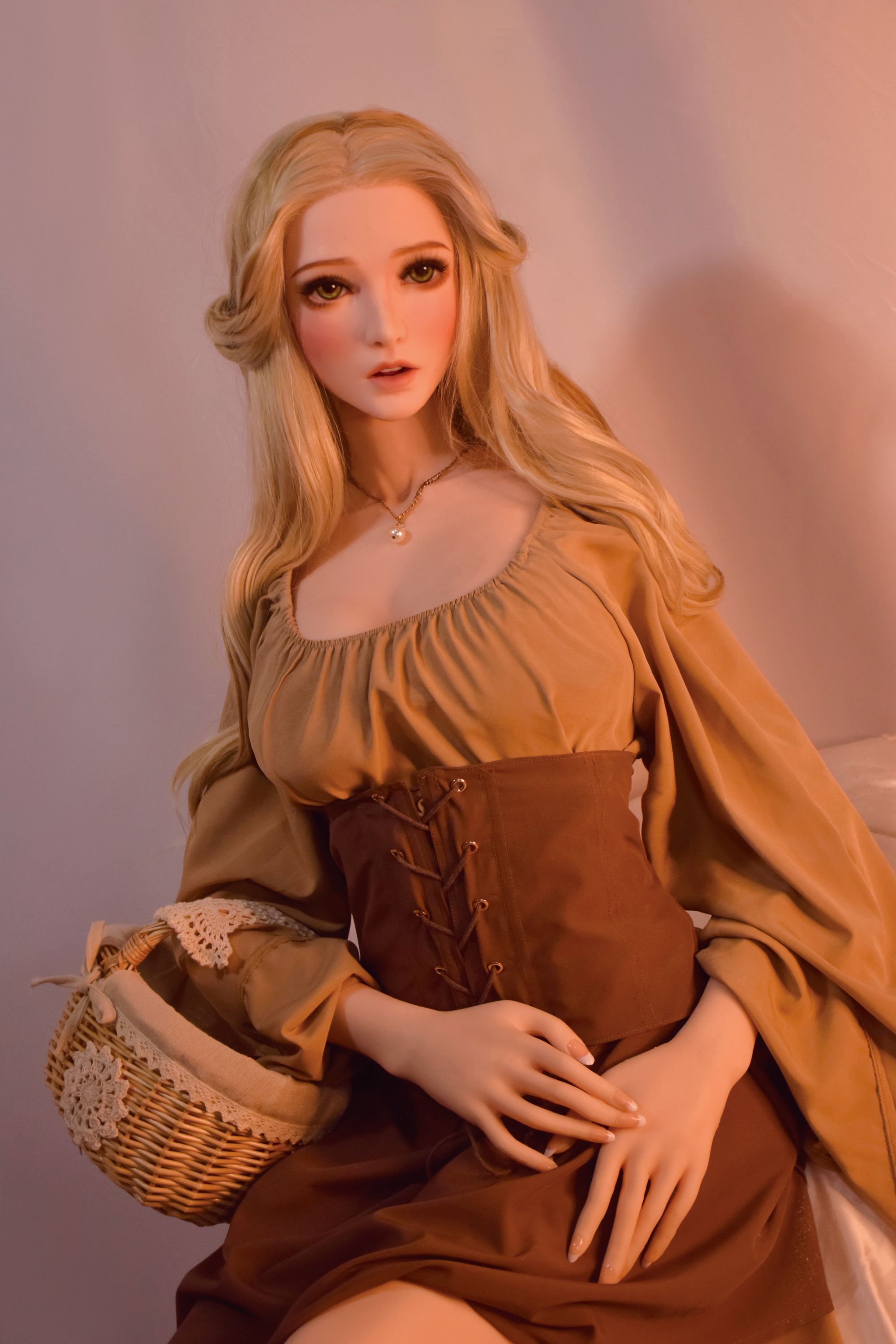 Platinum Silicone Anime Doll Elsa Babe 165cm - Soyama Mai